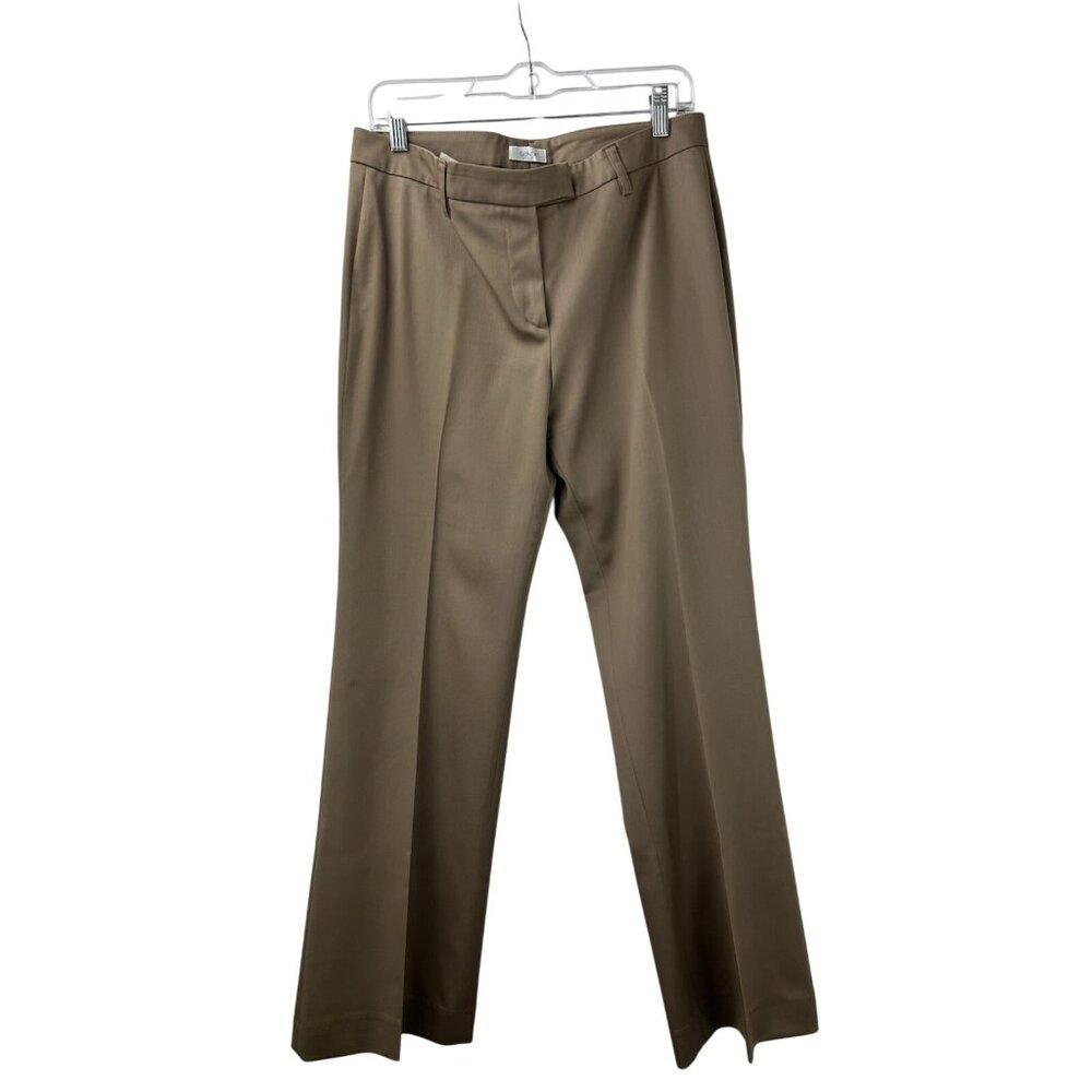 Gunex Italy Dress Slacks Pants Size 8 Office Business Virgin Wool Blend Wide Leg - Picture 10 of 16
